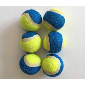 Tennisbolde 6 stk. sm i net